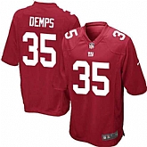 Nike Men & Women & Youth Giants #35 Demps Red Team Color Game Jersey